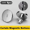 Curtain Magnetic Button Detachable Curtain Fix Fastener Clip Prevent Light Adjustment Window Screen Close Magnet Buckle