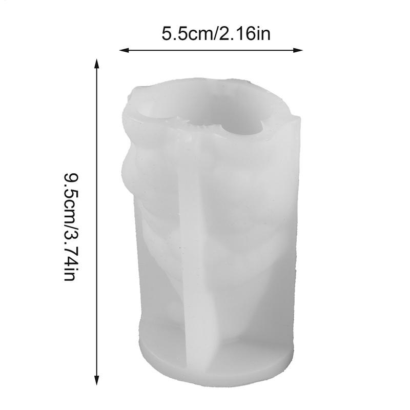 Gnome Molds Silicone Gnome Shaped Christmas Decor Candle Mold Flexible Home Decoration Mold Gnome Sculpture Mold For Easter