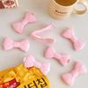 Girly Heart Cute Creative Pink Bow Snack Clip Moisture-proof Fresh Snack Bag Sealing Clip Storage Clip Outdoor Tableware