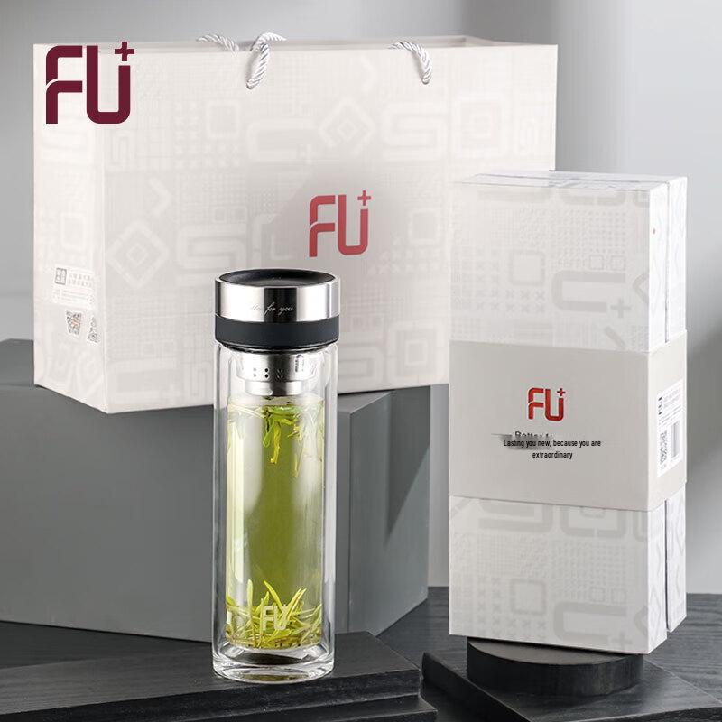 Fuguang FUyun Double-Layer Borosilicate Glass Water Cup