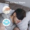 Blackout Sleep Mask for Women & Men - Sleeping Mask Zero Eye Pressure Super Soft & Comfortable with Adjustable Strap