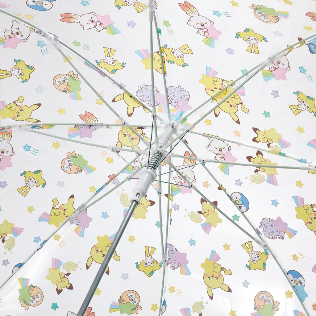 Skater Pokemon Ages automatic 8 with name Children's Umbrella, 55cm, PokePeace, 9-10, 125-135cm, One-touch opening, ribs, tag, UBV3-A