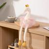 Princess Dress Stuffed Swan Doll Cute Cartoon Swan Animal Toy Skirt Swan Plush Toy  Gift for Girls