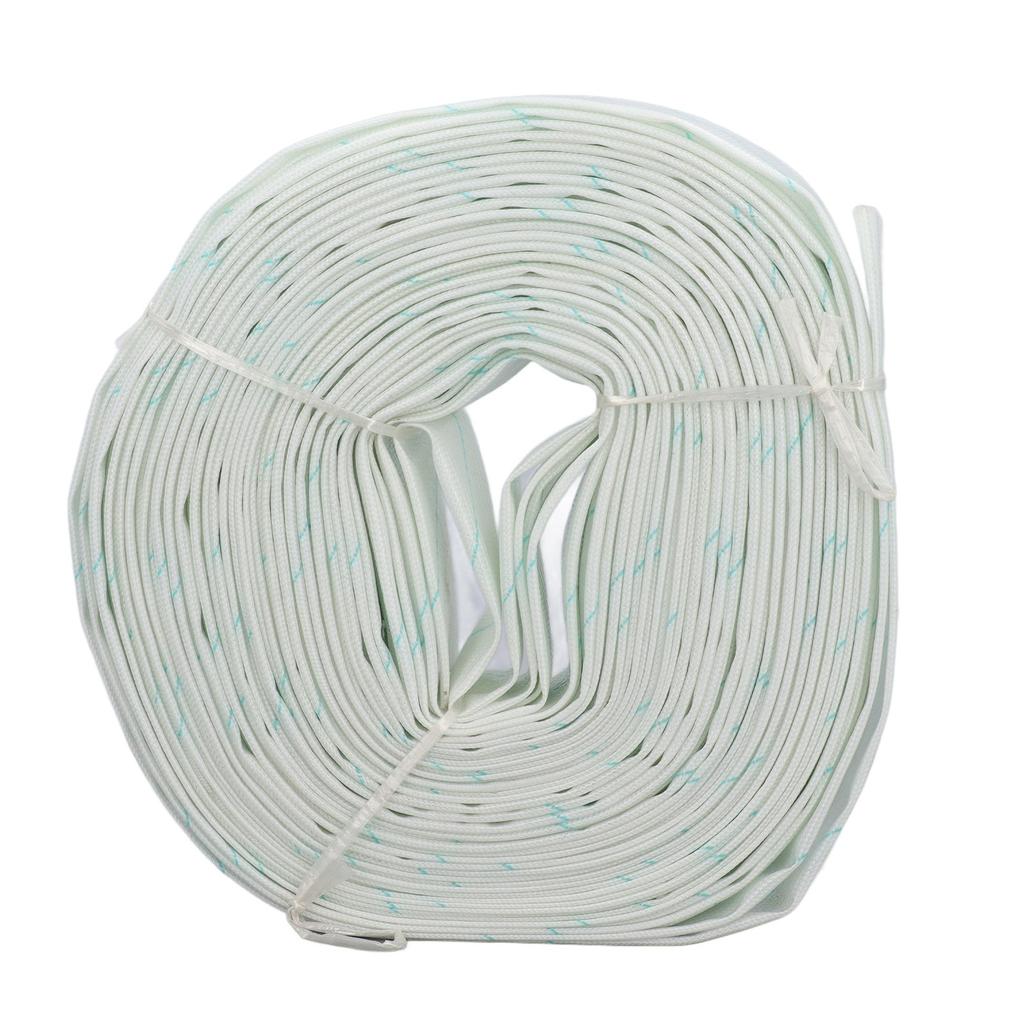 Glasfaser Hitzeschutzhülle 50m Länge 30mm ID Isolierung Hochtemperaturbeständige Schlauchleitung