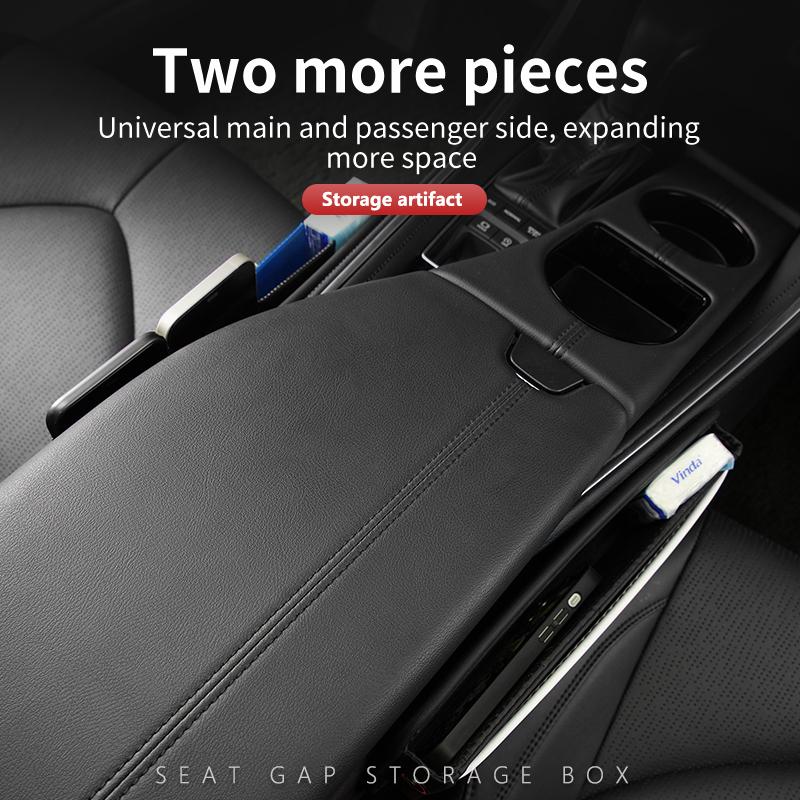 For Volkswagen VW Car Center Console Seat Side Organizer Seat Gap Storage Box Scirocco Jetta Beetle Golf 4 5 6 Passat Polo B5 Dg2
