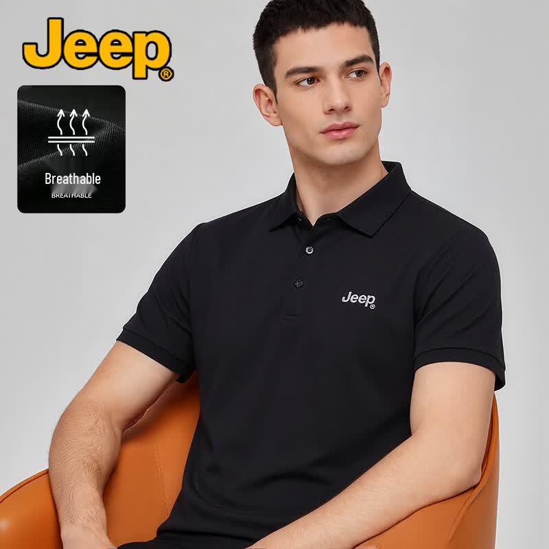JEEP Men s Summer Polo T-Shirt M