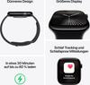 Apple Watch Series 10 4G 46mm Titan Natur Sportarmband Steingrau S/M