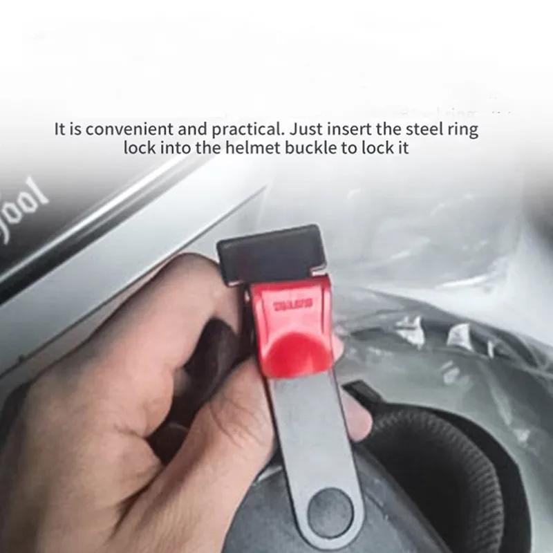 1Pair Anti-theft Motorcycle Helmet Lock Buckle Quick Release Fastener Secure Connector Motorcycle Accessories