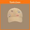 Cute Embroidered Baseball Cap For Girls Casual Cotton Sun Protection Hat