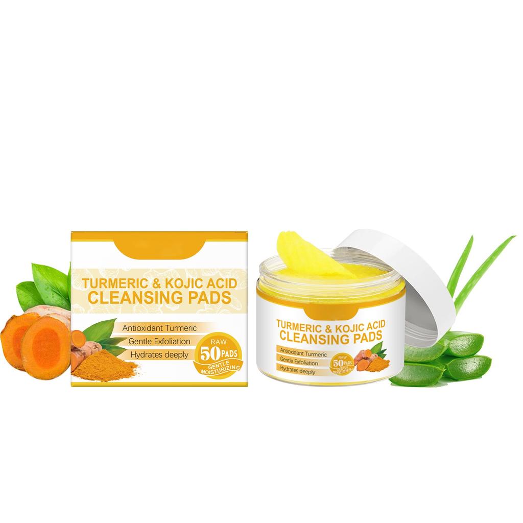 Cleansing Pads. Kojic Cleansing Pads Helps Balance Skin Oil And Water Hydrating Remove Excess Keratin From The Body'S Skin.50PC/30ml.