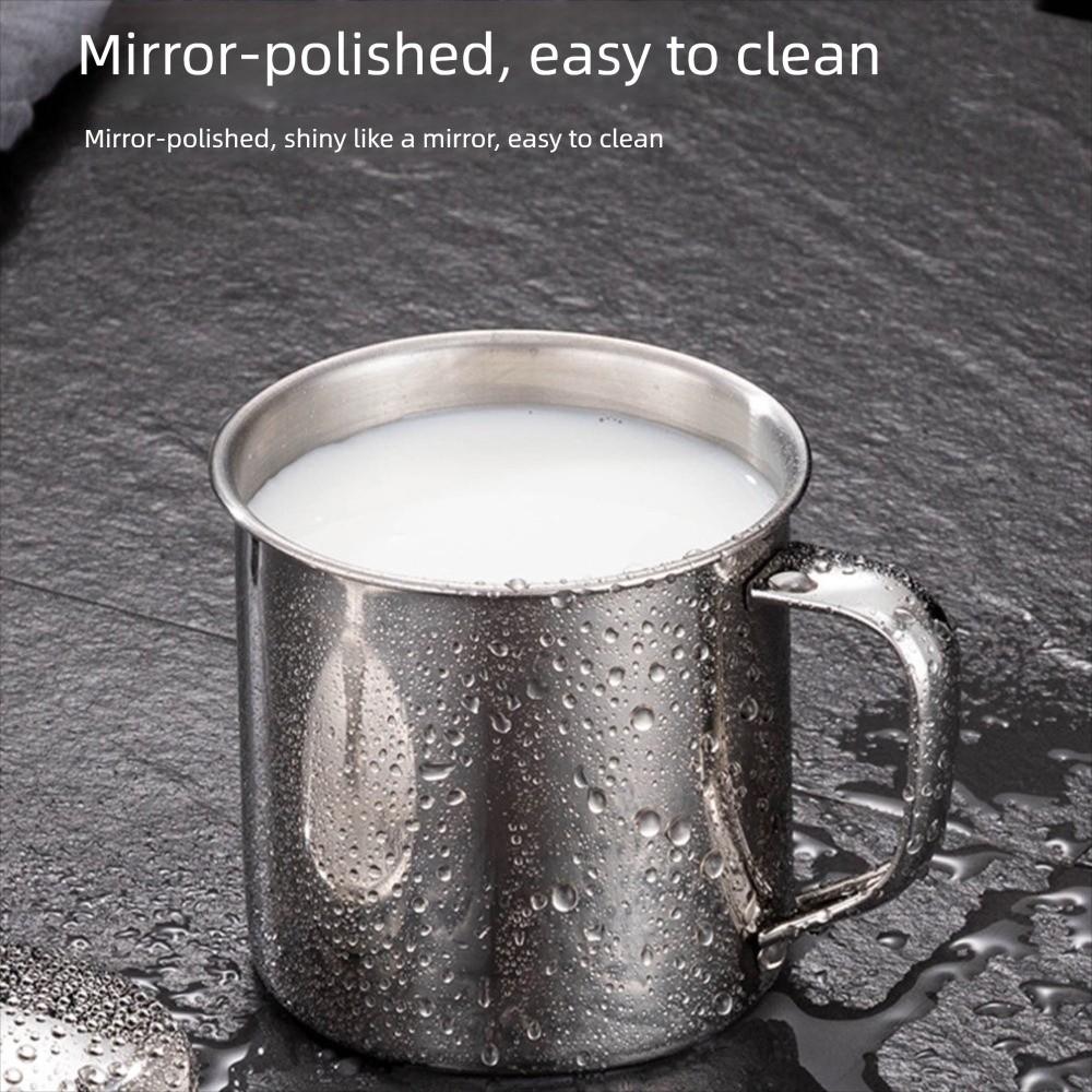 Stainless Steel Coffee Mug Portable Tea Cup High Quality Water Cup  Camping Travel