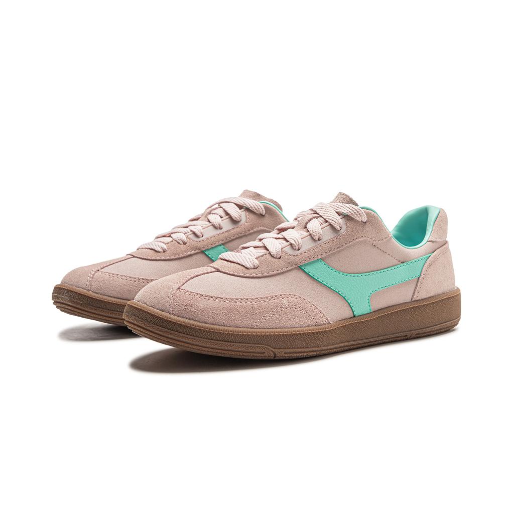 New LiNing Yunchuan 2 Slip Resistant, Abrasion Resistant, Lightweight Low Top German Army Trainers Women's Light Blush Pink AGCV338-5