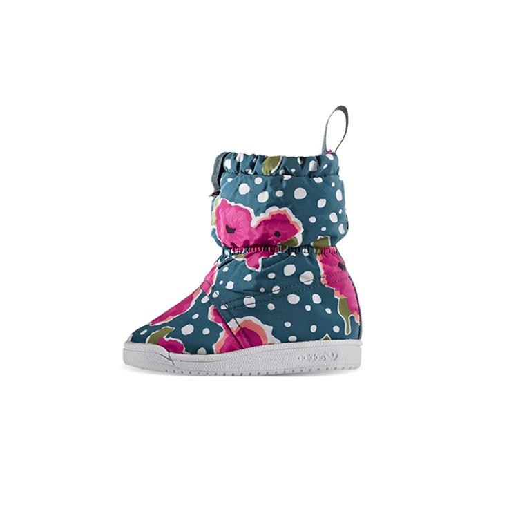 Adidas Originals Slipon Boot Comfortable Thermal High top Toddler Shoes Blue Pink Infant And Toddler S76124 27
