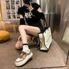 Fashion Leisure Woman Sports Shoes Summer Hot Sell Trend Women's Platform Walking Shoes Fashion Star Skateboard Shoe Flat Footwear Tenis