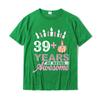 I Am 39 Plus Middle Finger Funny 40th Birthday Candle Gift Premium TShirt Cotton Student T Shirt Autumn Tees Prevalent Custom