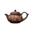 Brass Dragon & Phoenix Teapot Set: Elegant Tea & Coffee Table Décor