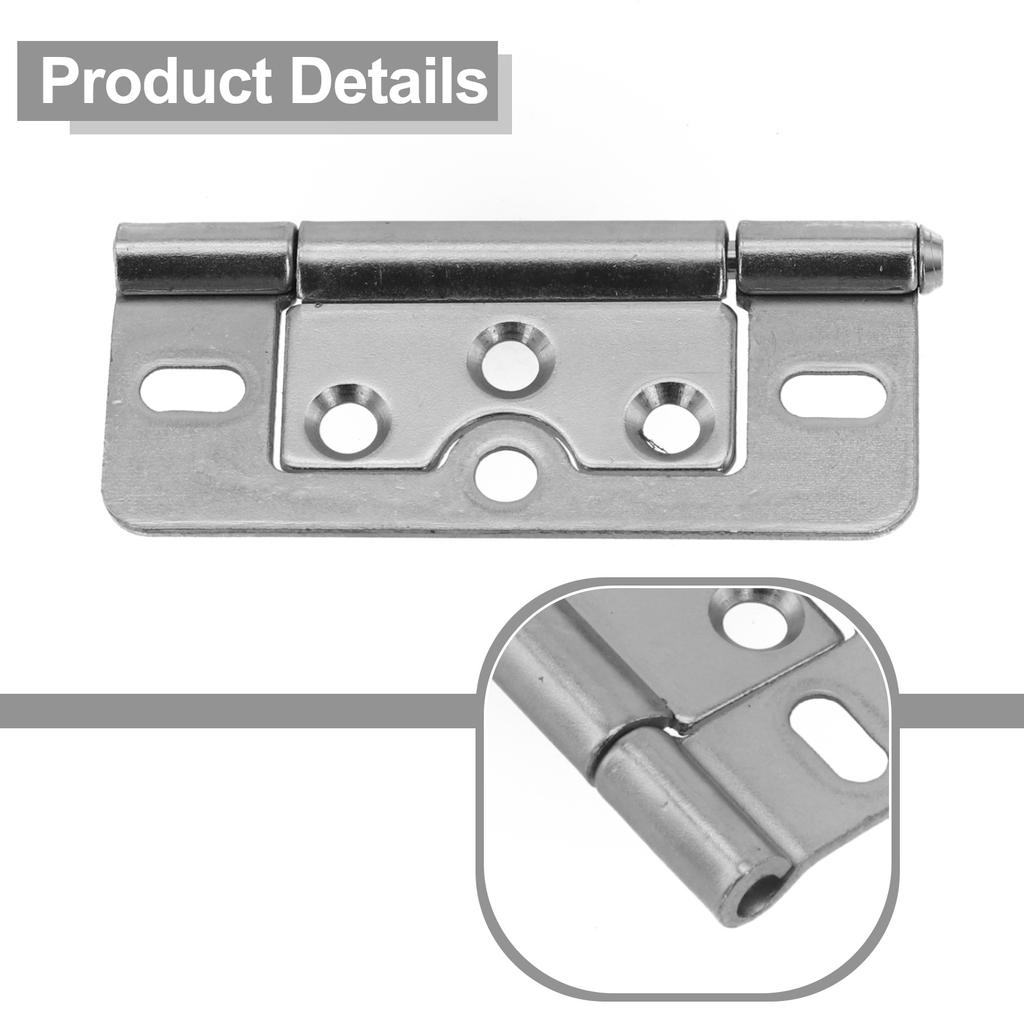 1Pcs Detachable Hinge Cupboard Wardrobe Door Remove Support Hinge Toolbox Cabinet Furniture Door Flat Opening Hinges