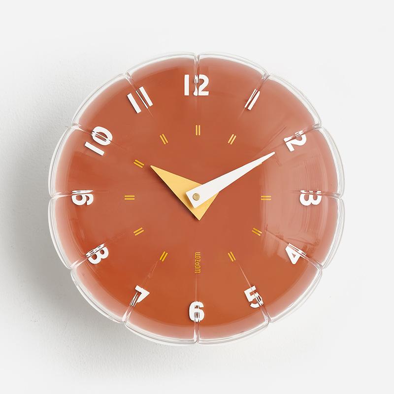 

Creative Wall Clocks Living Room Modern Wall Watch Bedroom Multifunctional Desktop Silent Clocks Home Decoration Accessories помаранчевий
