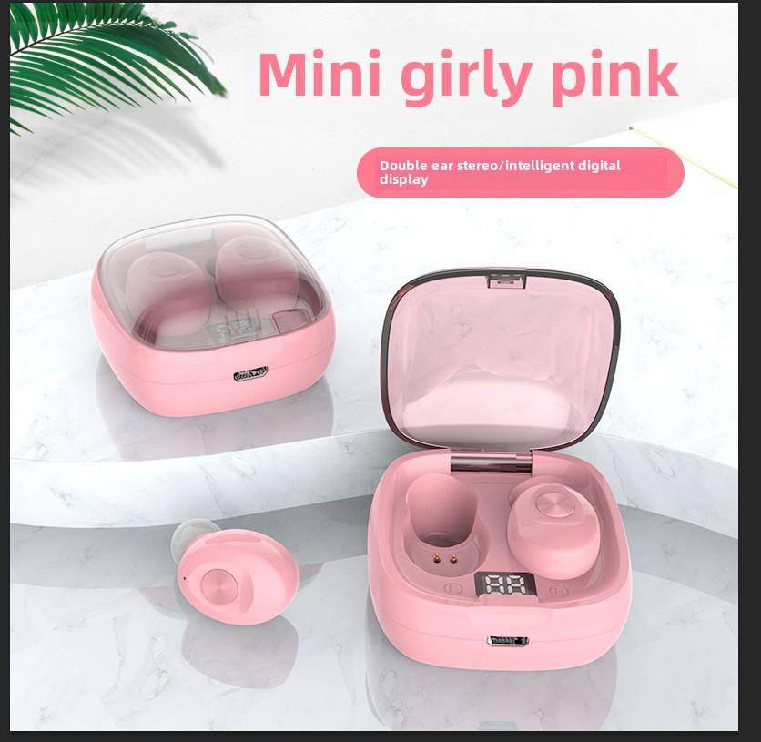 Popular Wireless Bluetooth Headset with High-Quality Sound, TWS Stereo, LED Display, Bluetooth 5.0, Long Battery Life, Mini Design