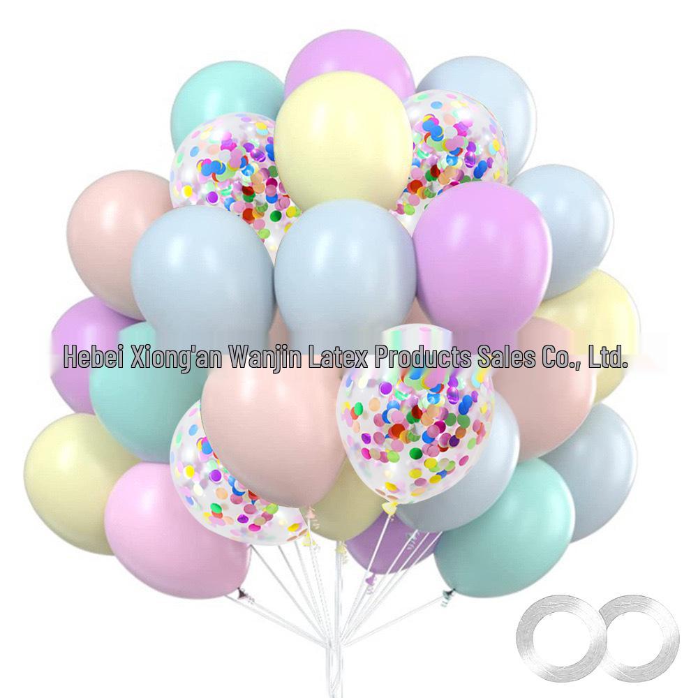 30-Piece Matte Balloon Set for Birthdays and Weddings, Vacuum-Packable
