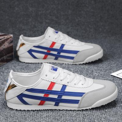 Neue Forrest Gump Herrenschuhe Vielseitige kleine weiße Schuhe Herren Retro Athleisure Mode Trendy Ein-Fuß-Slipper tênis