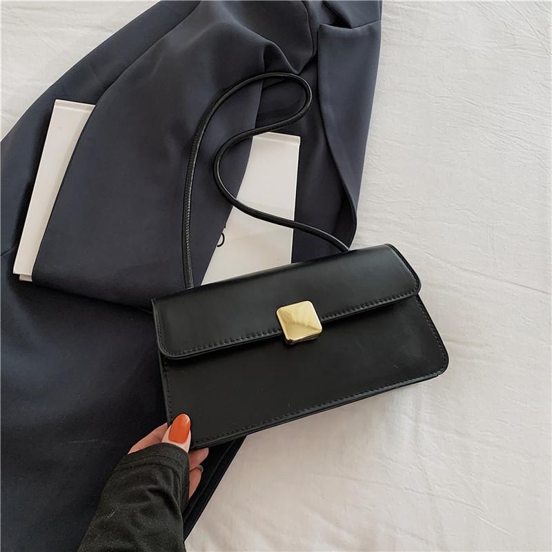 Trendy Street Style Vintage Small Bag 2024 Women s Crossbody Shoulder Bag чёрный
