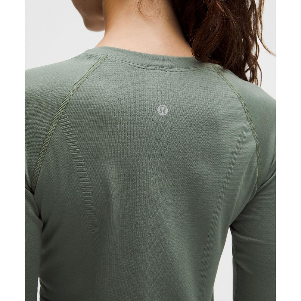 Lululemon Swiftly Tech Long Sleeve Shirt 2.0  Hip Length Willow Leaf Willow Leaf