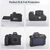Rieibi Handmade Genuine Leather Half Nikon Z50II Mirrorless Digital Camera Body Protective Grip Case for Nikon Z50 II Case, Case,