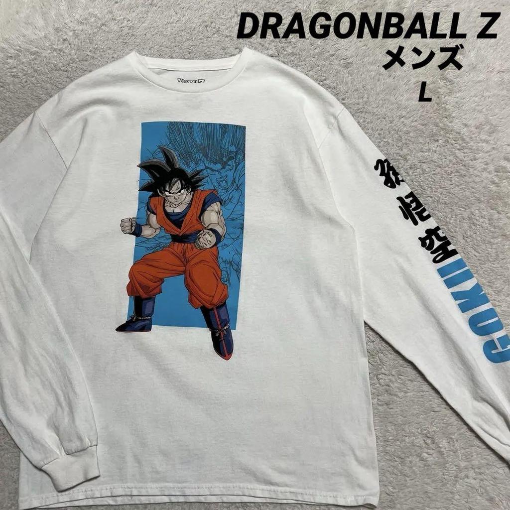 [USED] 00s DORAGONBALL Z L/S Son Goku Sleeve Print Men's L