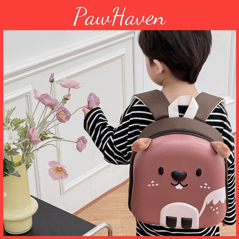 Adorable Lightweight Backpack For Kids With Cute Squirrel Print Perfect For School