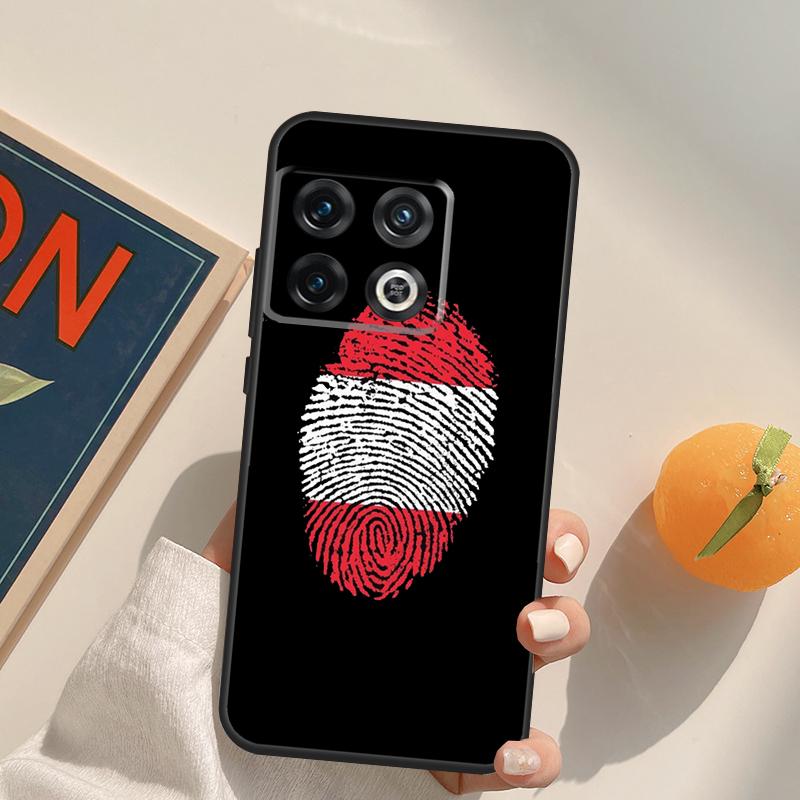 

Austria Flag Case For OnePlus 15 13 12 11 13R 12R 10T 8T 13T OnePlus Nord 5 CE 3 2 4 Lite N20 N30 Cover OnePlus Nord CE2Lite