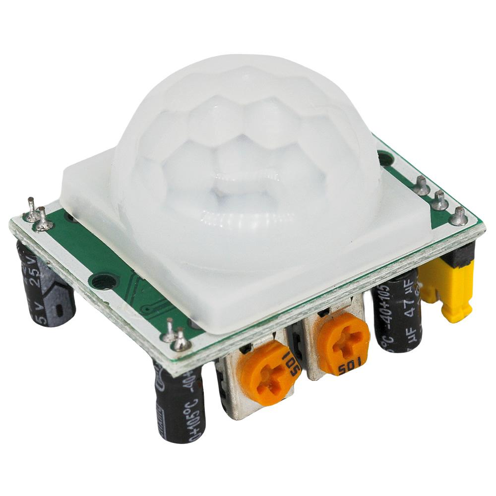 HC-SR501 Adjust IR Pyroelectric Infrared PIR Human Infrared Motion Sensor Detector Module for Arduino for Raspberry Pi + Case