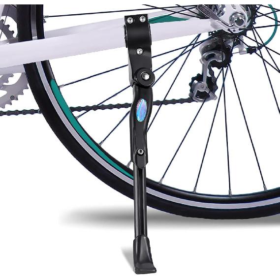 

Bike Kickstand 18mm Hole Spacing Bicycle Kickstand for Mountain Bike, Rear Mount Bike Kick Stand Fit 24inch 27.5in Adult Bike, Mountain Bike Oval frame Kickstand