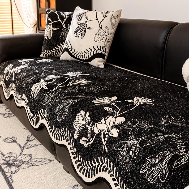 Special-shaped Sofa Cushion 2025 New One-piece Straight Row Non-slip Sofa Seat Cushion Universal Sofa Cover Towel for All Seasons