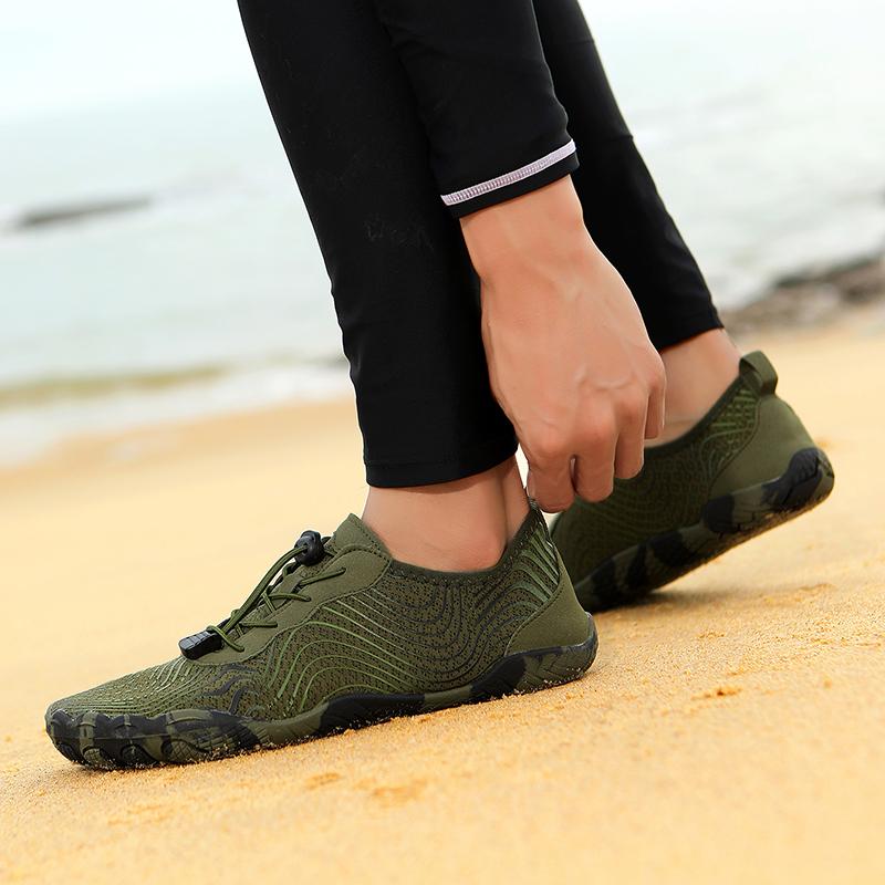 Quick Dry Aqua Sneaker Unisex Light Breathable Water Sports Shoes Non-slip Soft Wading Footwear for Surfing Fishing Canyoning