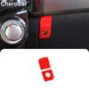 Red Co-pilot Dashboard Storage Box Switch Cover Trim for 4Runner SUV 2010-