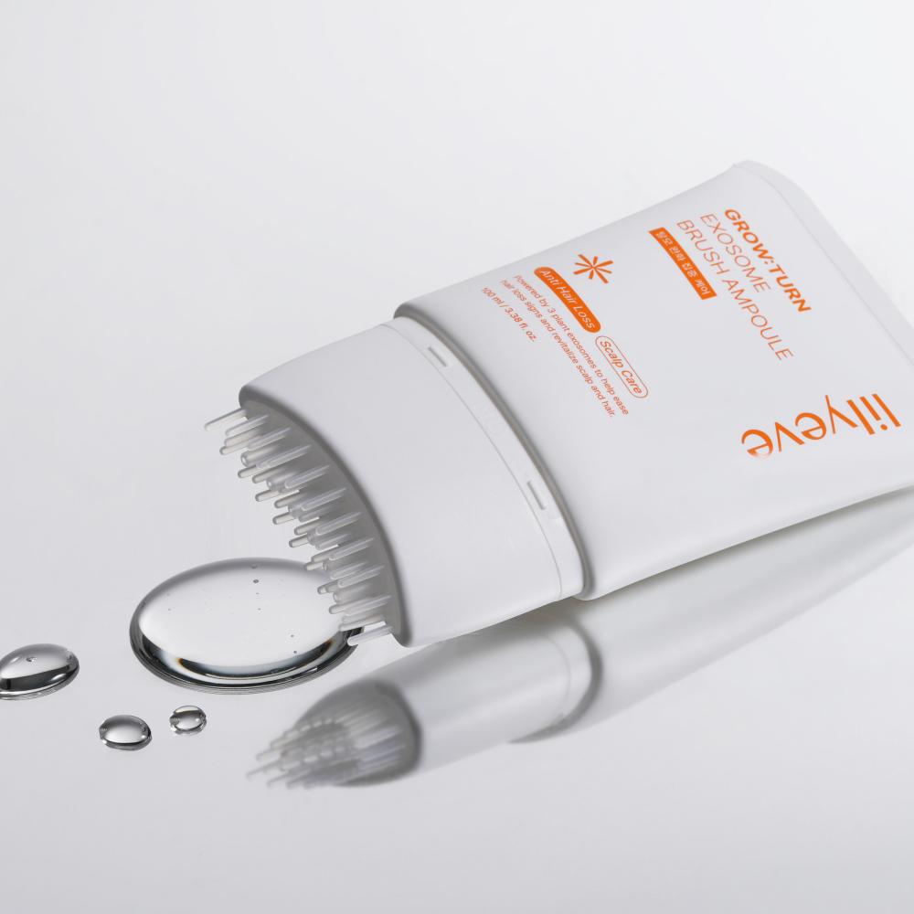 lilyeve Growturn Brush Ampoule 100ml – Scalp Care, Massage Applicator, Korean