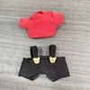 Stylish Doll Mini Outfits Striped Overalls Featuring Various Colorful Patterns