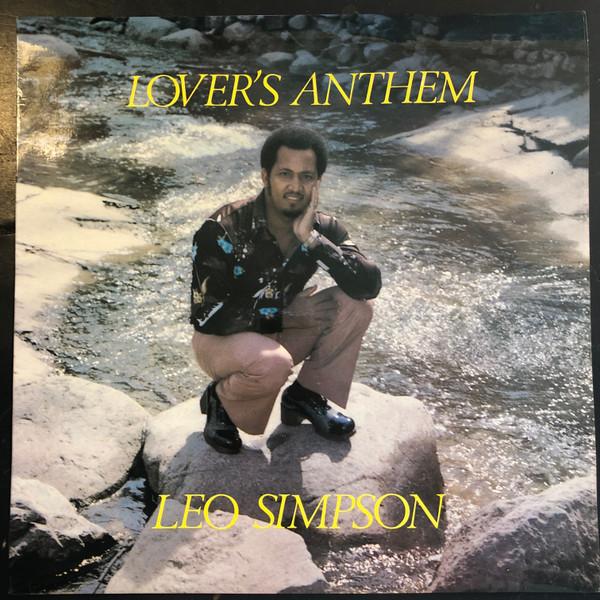 Виниловая пластинка LEO SIMPSON Lovers Anthem LP01 Zone Records Канада Регги Ска Даб Б/у