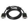 VGA Cable with Ferrite, Type HDB15-M-HDB15-M Color Black 1.8 Meters