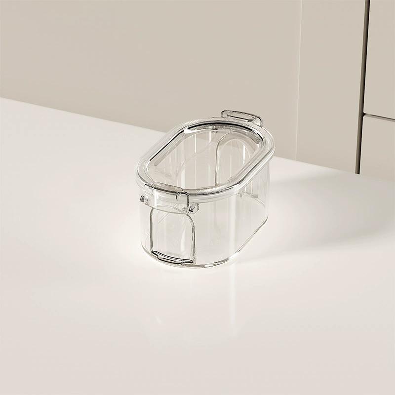 Dry Spice Storage Box Food Grade Household Kitchen Plastic Seasoning Sub-packaging Sealed Jar Multi-grid Integration