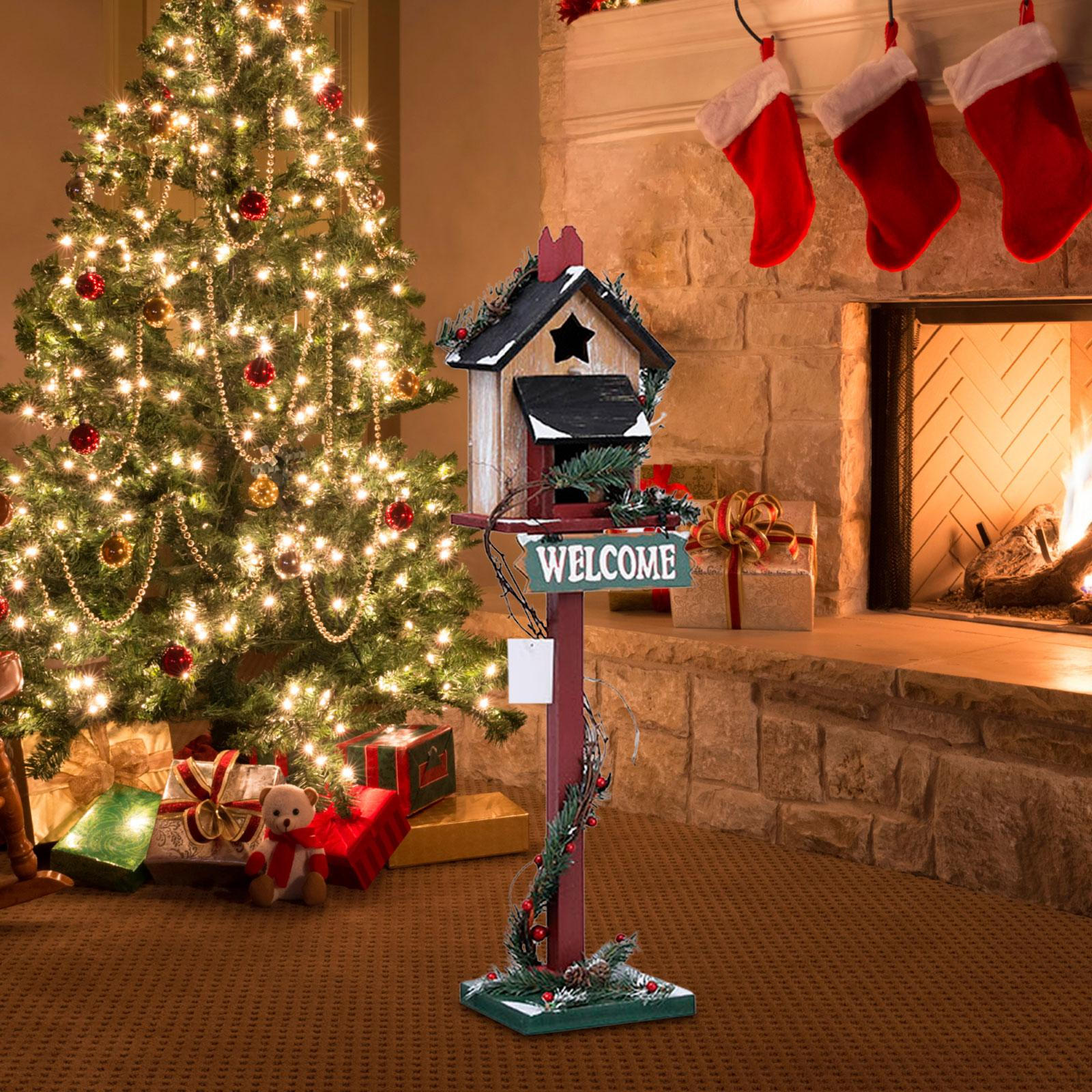 

Рождественское украшение Креативный практичный фотофон Реквизит для дворового фестиваля 16cmx14cmx70cm