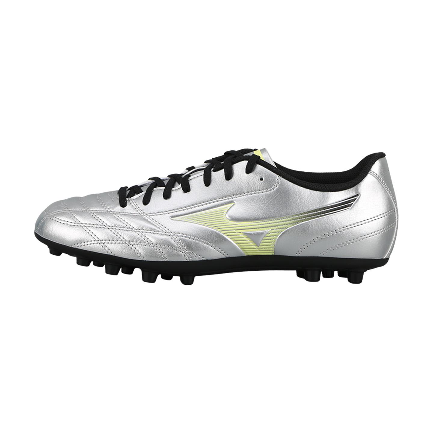 

Mizuno Folgado Ag Soccer Shoes Unisex Low top Silver Yellow Black P1GA259301 42.5