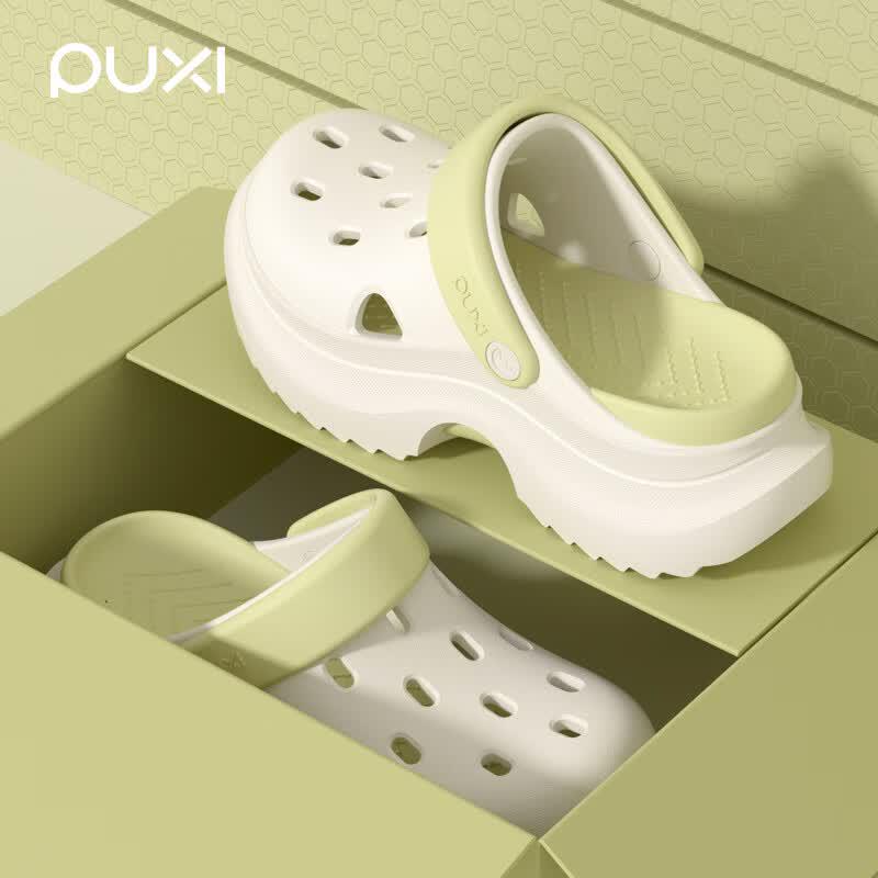 Женские клоги Puxi на толстой подошве, пляжные сандалии 38-39