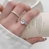 Geometrischer minimalistischer offener Ring für Frauen
