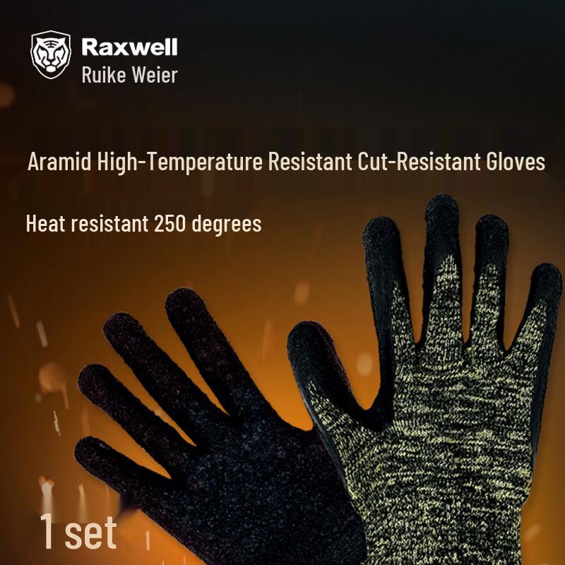 Raxwell Aramid Heat and Cut Resistant Safety Gloves M