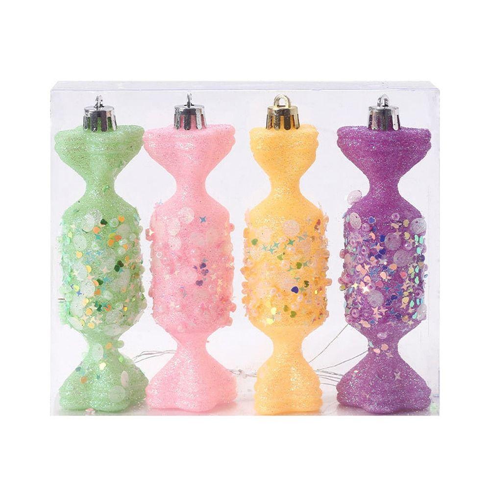 

Ice Cream Donut Christmas Candy Balls Set Cartoon Christmas Tree Ornaments Merry Christmas Decor style 3