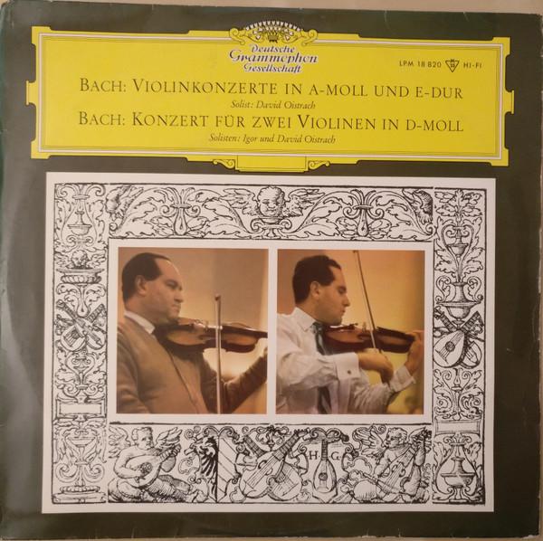 

LP Record JOHANN SEBASTIAN BACH DAVID OISTRA Violinkonzert In Amoll Und EDur LPM18820 Deutsche Grammo 1962 Germany Classical Used