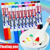 Montessori Mágico Água Flutuante Pincel de Pintura para Estudante Caneta Marcadora para Quadro Branco Suspensão Crianças Educacional Caneta de Pintura Brinquedos