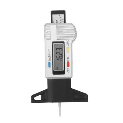 Indicator digital pentru adâncimea benzii de rulare a anvelopei Instrument de măsurare a adâncimii benzii de rulare a anvelopei Interval 0-25,4 mm Citire precisă
